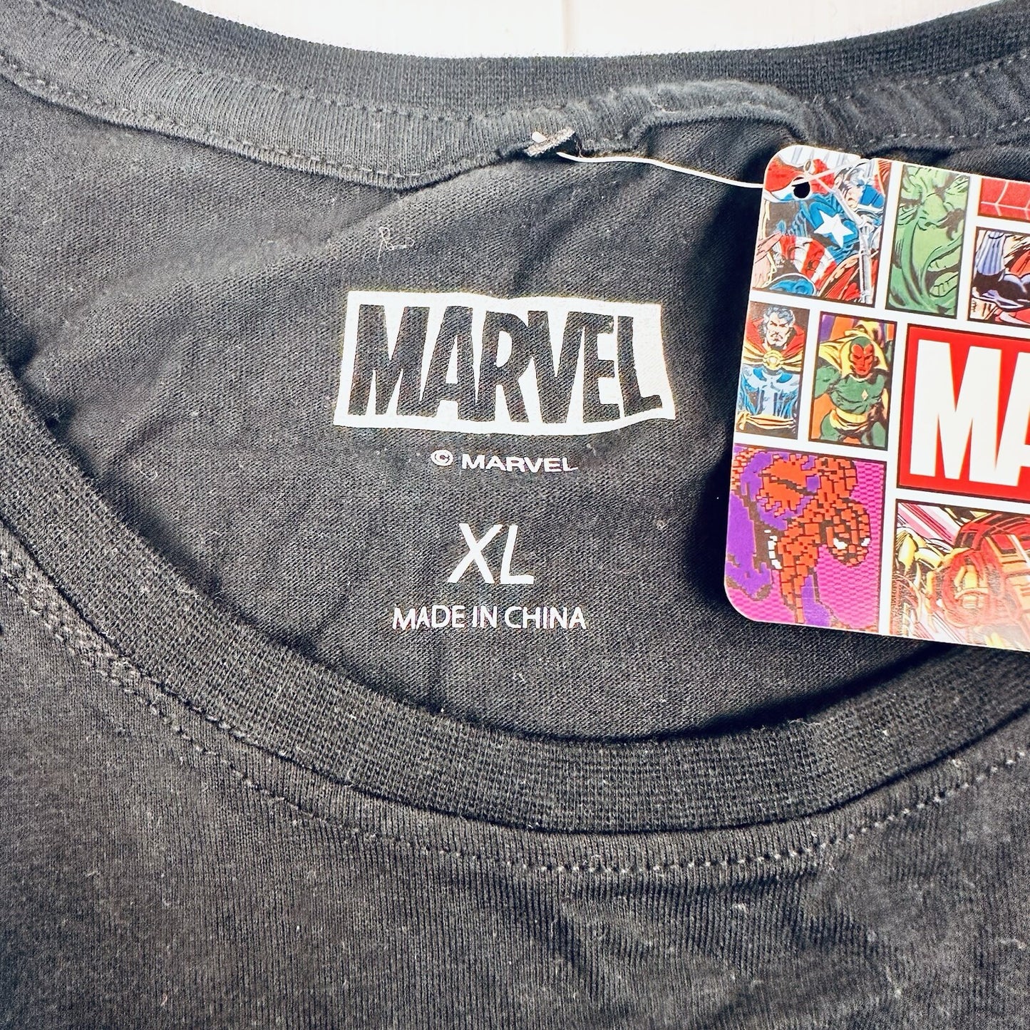 Green Goblin Marvel Mens Graphic Black T-Shirt Size XL Cotton